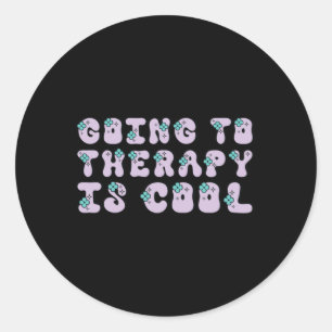 Going To Therapy Is Cool Sticker 