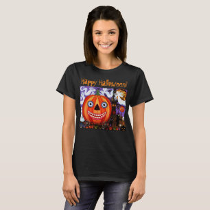 Going Trick-Or-Treating Halloween Pumpkin Ghosts T-Shirt