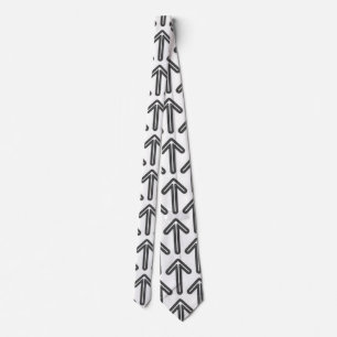 Going Up Trendy Modern Arrow Custom Tie