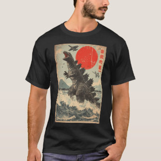 Gojira Wrath of the Mountain Kaiju Destruction Gam T-Shirt