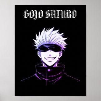 Gojo Saturo Anime Poster