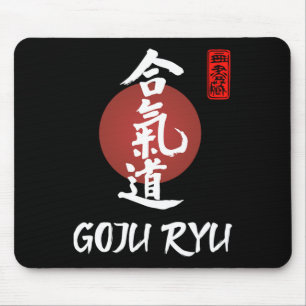 Goju Ryu Karate Uniform Goju Ryu Uniform Calligrap Mouse Pad