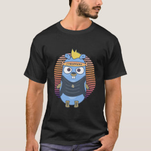 Golang gopher in cyberpunk style T-Shirt