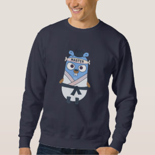 Golang gopher master karate - ninja sweatshirt