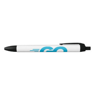 Golang Logo (Go Programming Language) Black Ink Pen