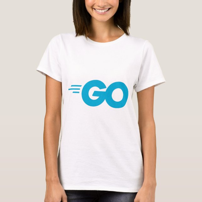 Golang Logo (Go Programming Language) T-Shirt (Front)