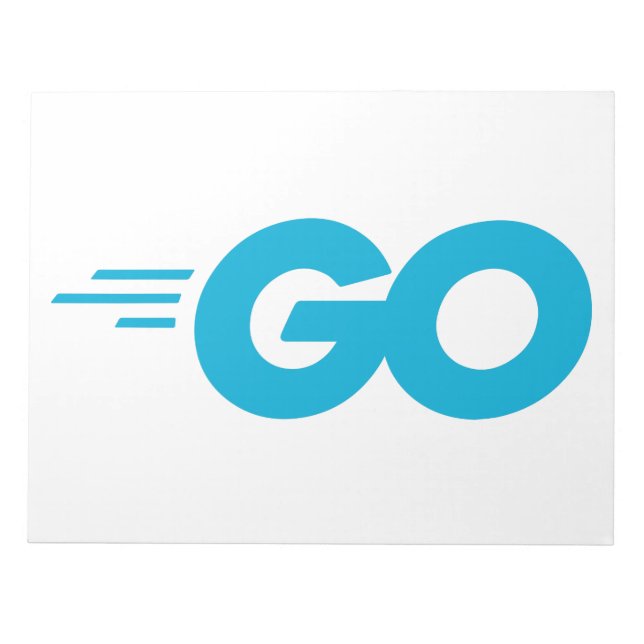 Golang Logo Notepad (Front)