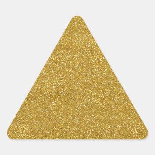 gold #21 triangle sticker