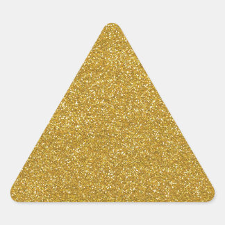gold #21 triangle sticker