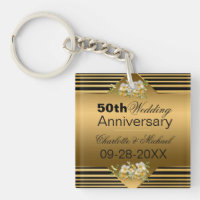 Gold 50th Wedding Anniversary