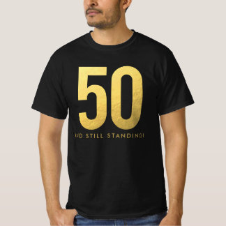 Gold 50th Wedding Anniversary Party T-Shirt