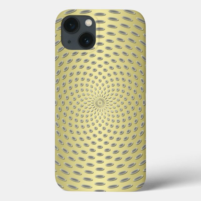 Gold Abstract Design Case-Mate iPhone Case (Back)