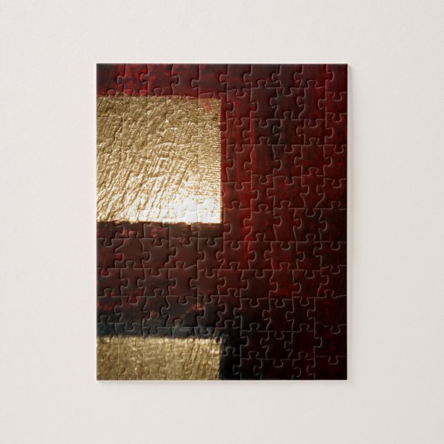 Gold Abstract Jigsaw Puzzle (Vertical)