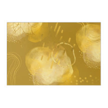 Gold Abstract Wall Decor Acrylic Art