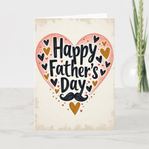 Gold Accents Fathers Day Card