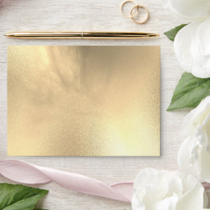 Gold Alcohol Ink Chic Elegant Envelope
