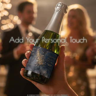 Gold America Liberty 250 Years Anniversary Cuvée Sparkling Wine Label