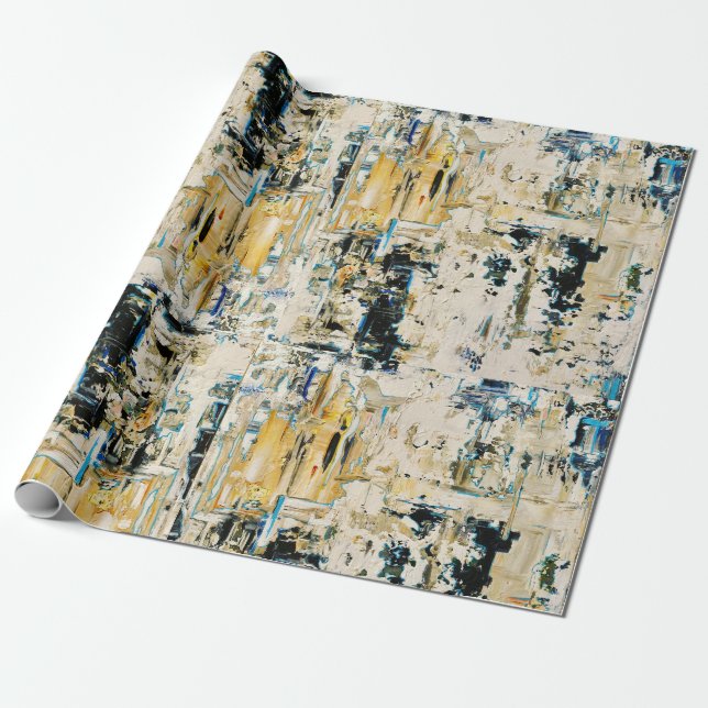 Gold Among Gravel Wrapping Paper (Unrolled)