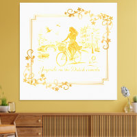 Gold Amsterdam Arched Bridges Charm