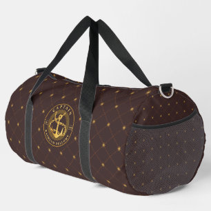Gold Anchor Duffle Bag