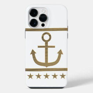 gold anchor happiness symbol iPhone 14 pro max case