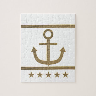 gold anchor happiness symbol jigsaw puzzle