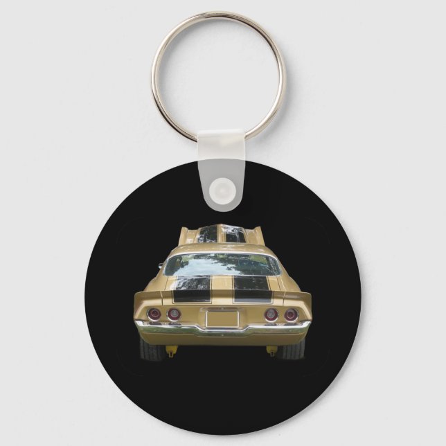 gold and black classic z28 key ring (Front)