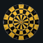 Gold And Black Dartboard<br><div class="desc">Gold And Black Dart Board</div>