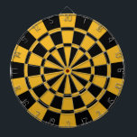 Gold And Black Dartboard<br><div class="desc">Gold And Black Dart Board</div>