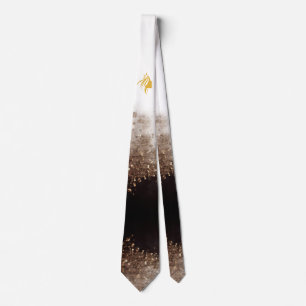 Gold and black Hairstylist Salon Tie