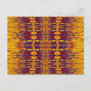 GOLD AND BLUE NASMA 10 POSTCARD