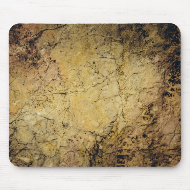 Gold And Brown Marble Mouse Pad (Front)