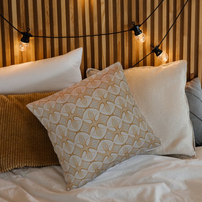 Gold and Cream Mid Century Modern Cushion (Creator Uploaded)