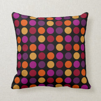 Gold and Fireworks Polka Cushion