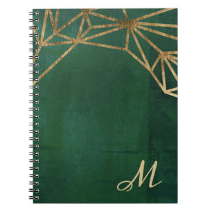 Gold and Green Jungle Web Notebook