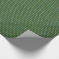 Gold and Hunter Green Stripes
