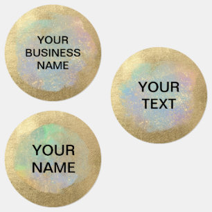 Gold And iridescent Glitter Texture