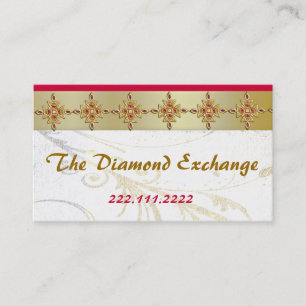 Gold and Jewels Business Card