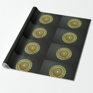 Gold and Mandala  Wrapping Paper