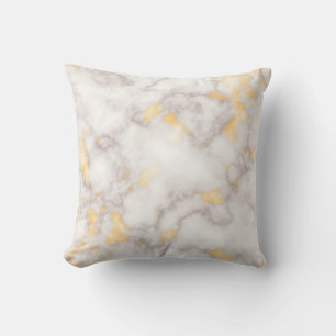 Gold and Pink  Marble Cushion
