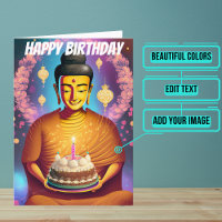 Gold and Purple Buddha Birthday