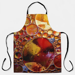 Gold and red dots apron