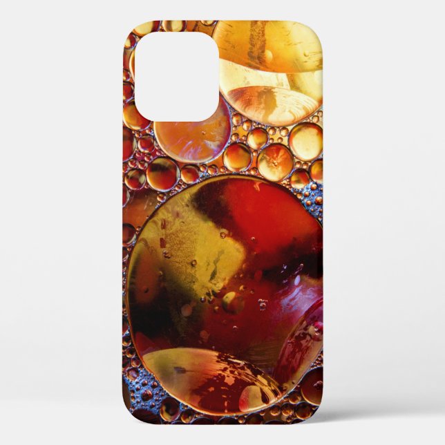 Gold and red dots Case-Mate iPhone case (Back)