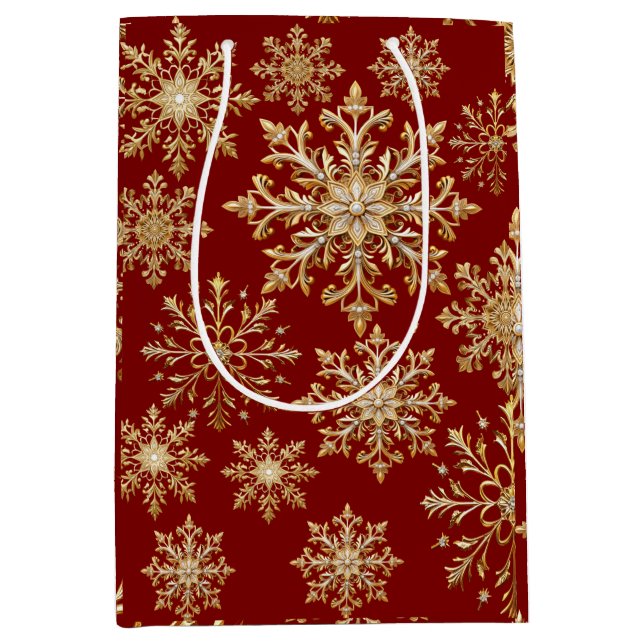 Gold and Red Gift Bag (Front)
