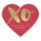 Gold and Red "XO" Valentines Day