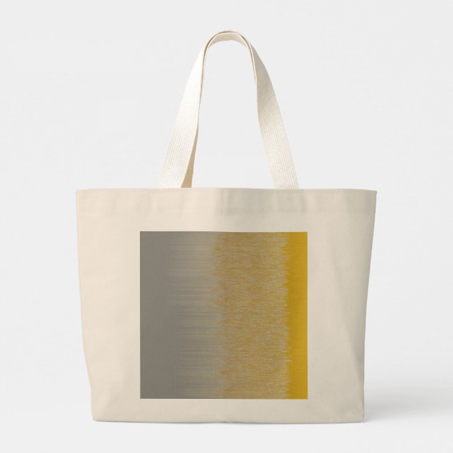 Gold and Silver Assembly  Large Tote Bag (Back)