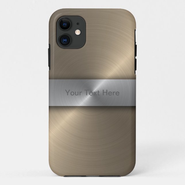 Gold And Silver Case-Mate iPhone Case (Back)