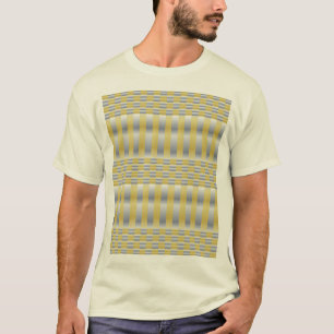 Gold and Silver (Checkers and Stripes) T-Shirt