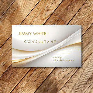 Gold and Silver Consultant Business Card