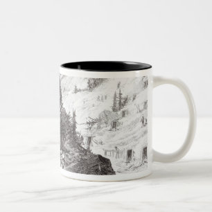 Gold and Silver Mining Two-Tone Coffee Mug
